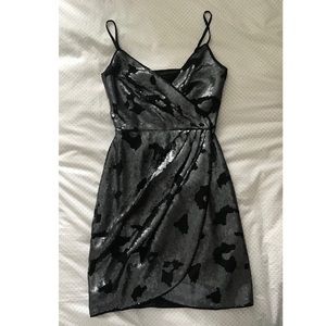 *2 for $20* NWOT Dynamite black sequin dress